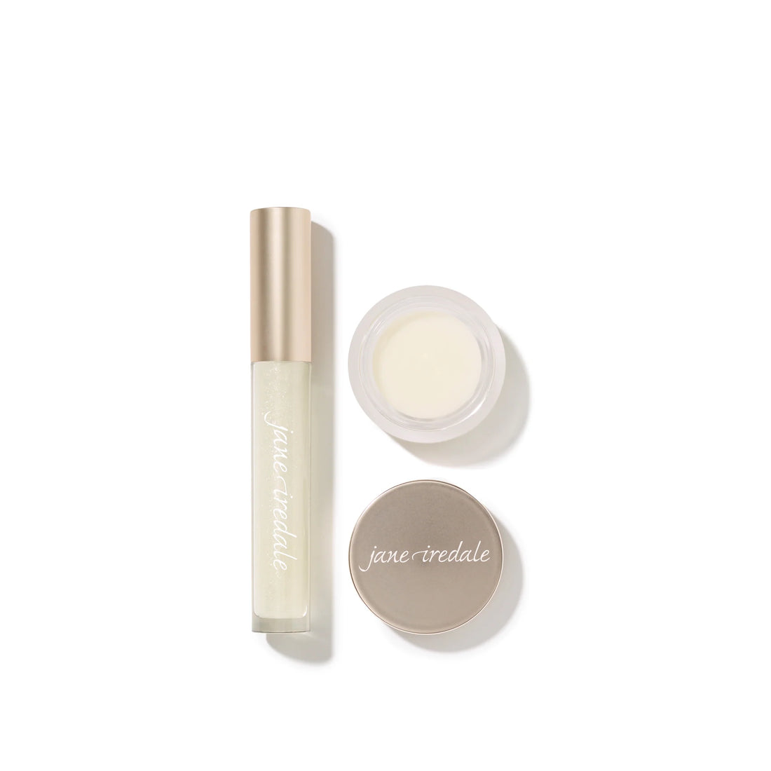 Jane Iredale -  Duo Exfoliant et Brillant à Lèvres Hydratant